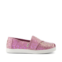 Alpargata Classic Kids Shoe Cosmic Pink Iridescent Leopard - Side View