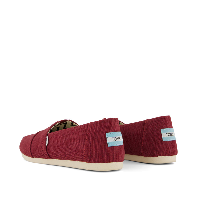 Alpargata Classic Ruby Heritage Canvas - Back View