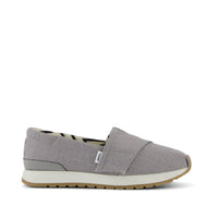 Resident Plus Kids Sneaker Drizzle Grey Heritage Canvas - Side View