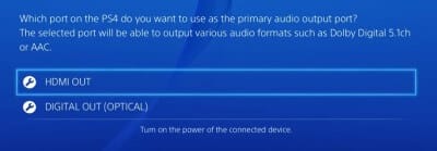 Primary Output Port PS4