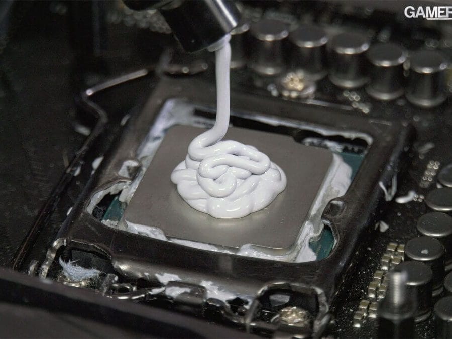 Thermal Paste on Motherboard