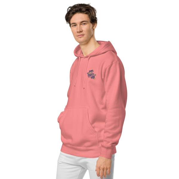 In My Travel Era Vintage Pigment-dyed Hoodie - Image 9